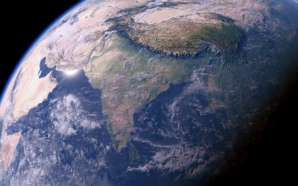 衛星写真　地球