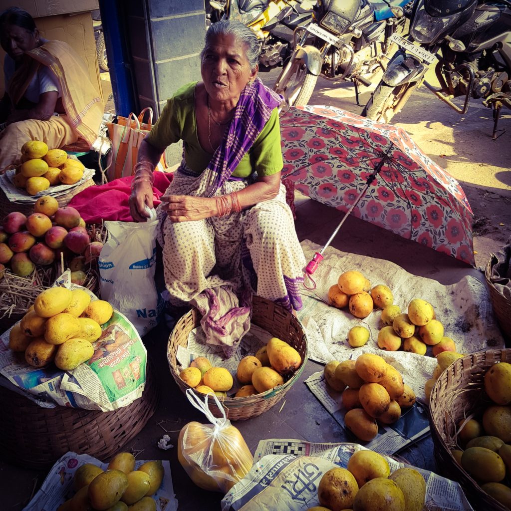 インドのマンゴー売り